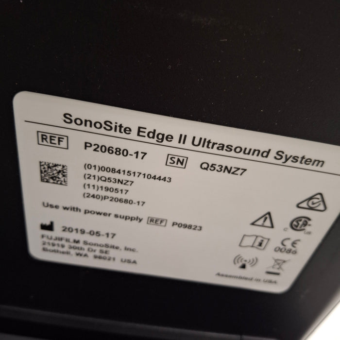Fujifilm Fujifilm P20680-17 Sonosite Edge II Ultrasound Ultrasound reLink Online