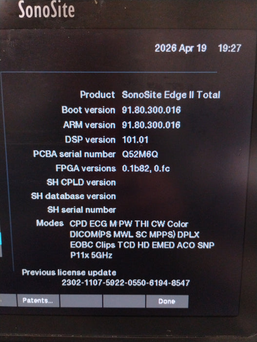 Fujifilm Fujifilm P20680-17 Sonosite Edge II Ultrasound Ultrasound reLink Online