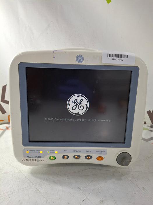 GE Healthcare Dash 4000 - GE/Nellcor SpO2 Patient Monitor