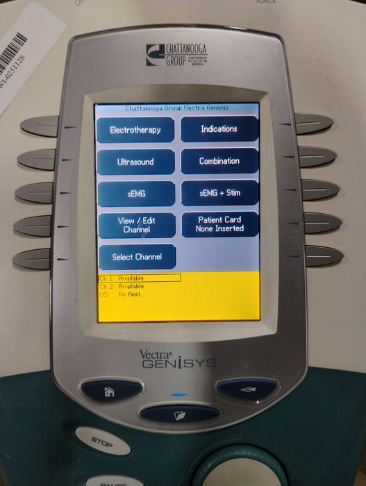 Chattanooga Group Vectra Genisys 2761 2-Channel Ultrasound Combo Unit