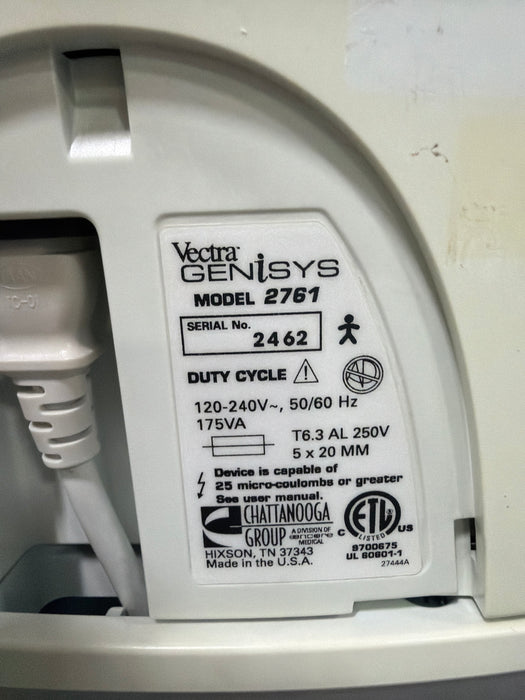 Chattanooga Group Vectra Genisys 2761 2-Channel Ultrasound Combo Unit