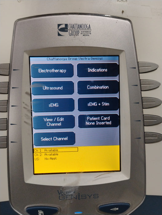 Chattanooga Group Vectra Genisys 2761 2-Channel Ultrasound Combo Unit
