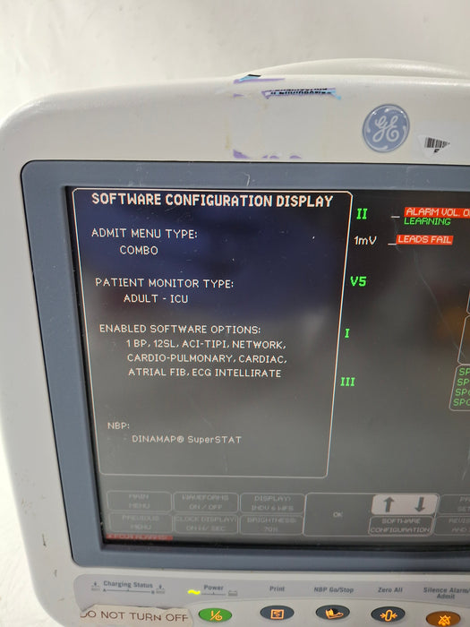 GE Healthcare Dash 4000 - GE/Nellcor SpO2 Patient Monitor