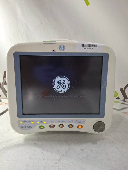 GE Healthcare Dash 4000 - GE/Nellcor SpO2 Patient Monitor