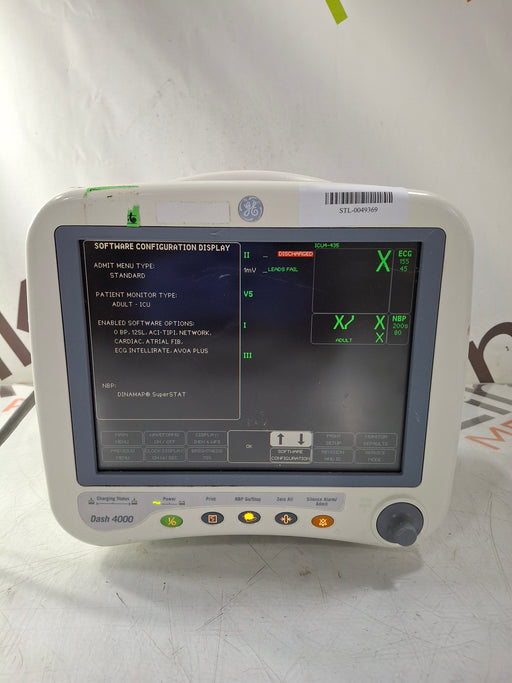 GE Healthcare GE Healthcare Dash 4000 - GE/Nellcor SpO2 Patient Monitor Patient Monitors reLink Online