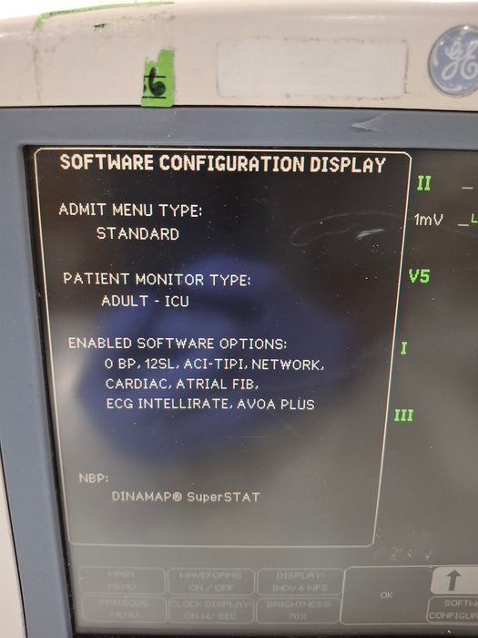 GE Healthcare Dash 4000 - GE/Nellcor SpO2 Patient Monitor
