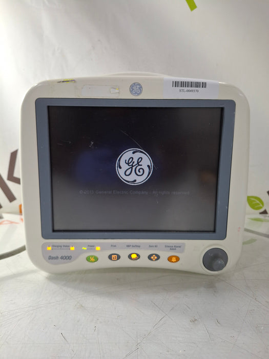 GE Healthcare Dash 4000 - GE/Nellcor SpO2 Patient Monitor