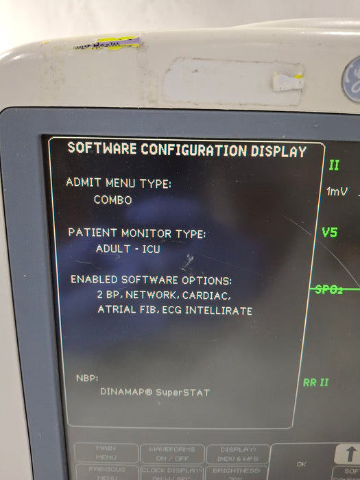 GE Healthcare Dash 4000 - GE/Nellcor SpO2 Patient Monitor