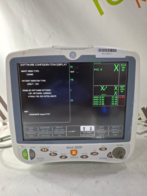 GE Healthcare GE Healthcare Dash 5000 - Masimo SpO2 Patient Monitor Patient Monitors reLink Online