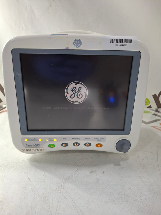 GE Healthcare Dash 4000 - GE/Nellcor SpO2 Patient Monitor