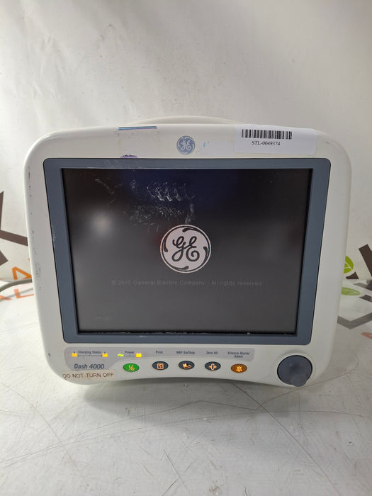 GE Healthcare Dash 4000 - GE/Nellcor SpO2 Patient Monitor