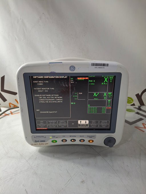 GE Healthcare GE Healthcare Dash 4000 - GE/Nellcor SpO2 Patient Monitor Patient Monitors reLink Online