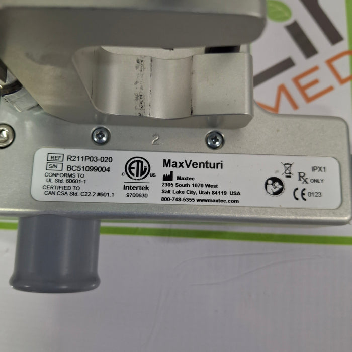 Maxtec, Inc. MaxVenturi Blender w/O2 Analyzer