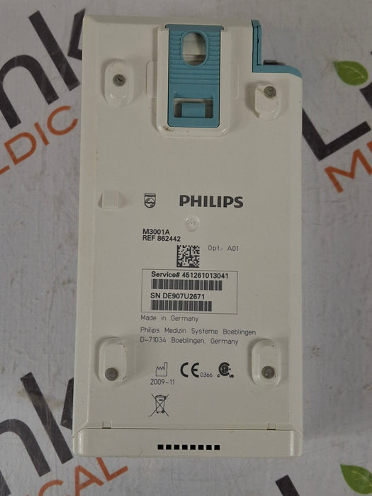 Philips M3001A-A01 Fast SpO2, NIBP, ECG MMS Module