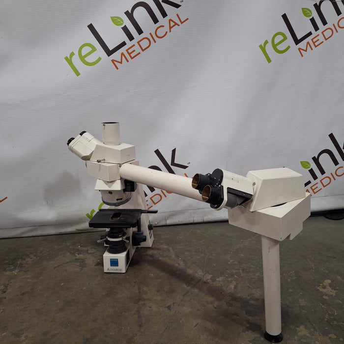 Carl Zeiss Axioskope Trinocular Microscope