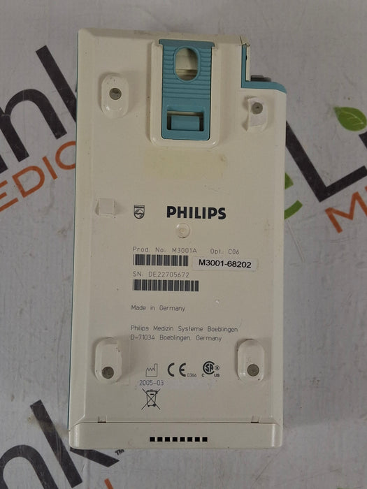 Philips M3001A-C06 Fast SpO2, NIBP, ECG, Temp, IBP MMS Module