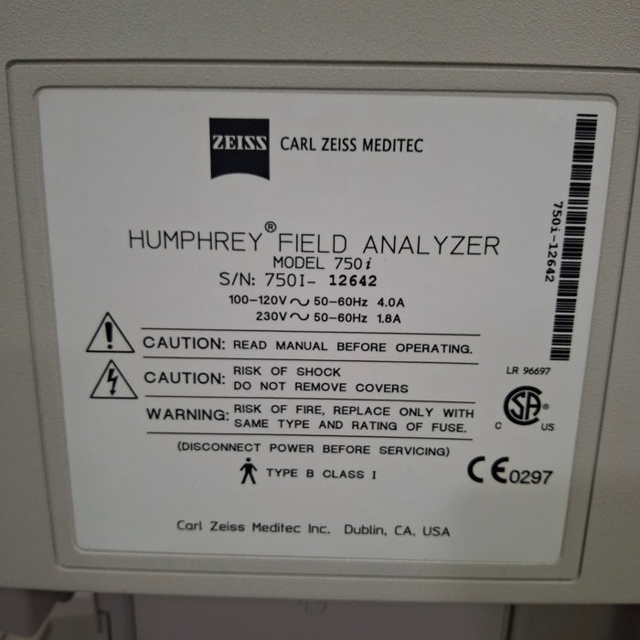Carl Zeiss 750i Humphrey Field Analyzer
