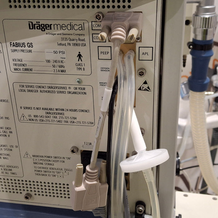 Draeger Medical Fabius GS Anesthesia Machine