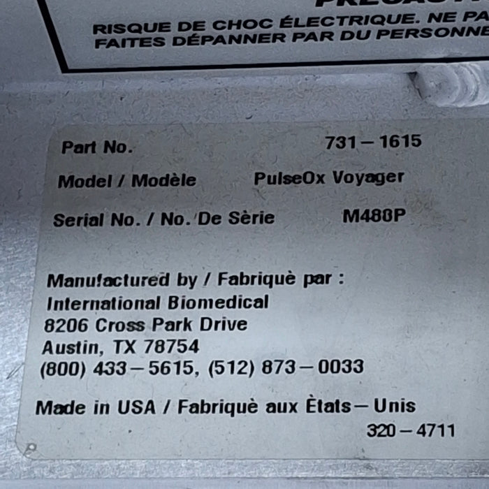 Airborne PulseOx Voyager Transport Incubator