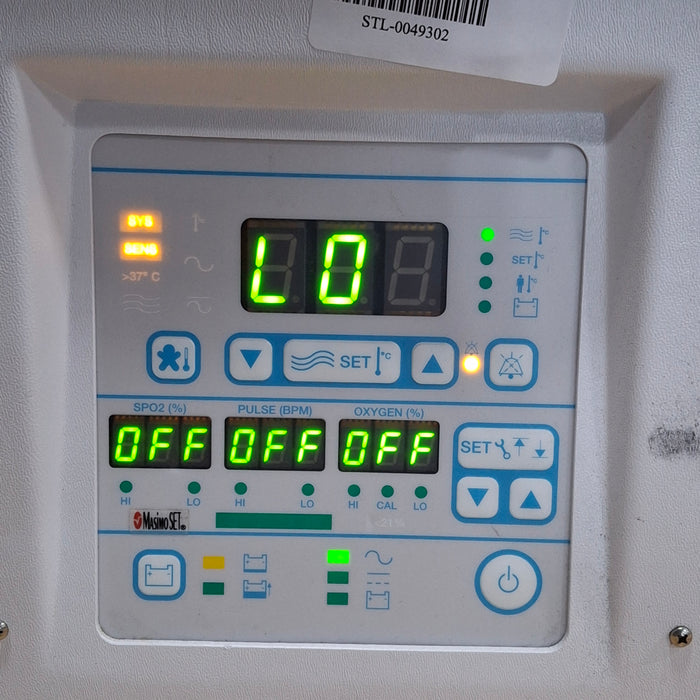 Airborne PulseOx Voyager Transport Incubator