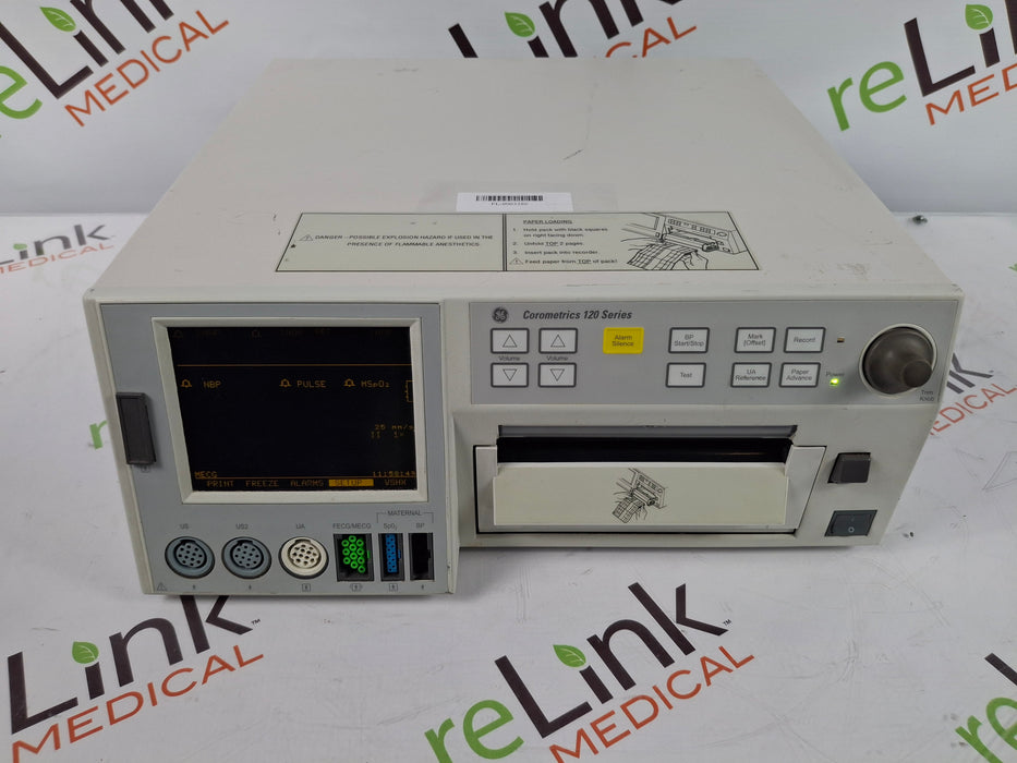 GE Healthcare Corometrics 120 Series Fetal Monitor