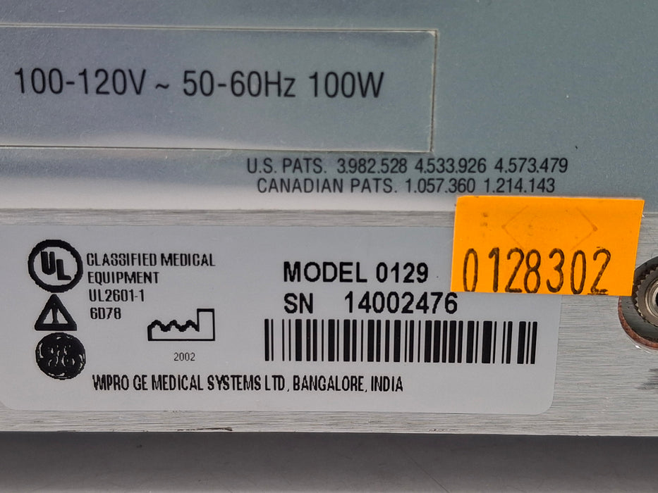 GE Healthcare Corometrics 120 Series Fetal Monitor