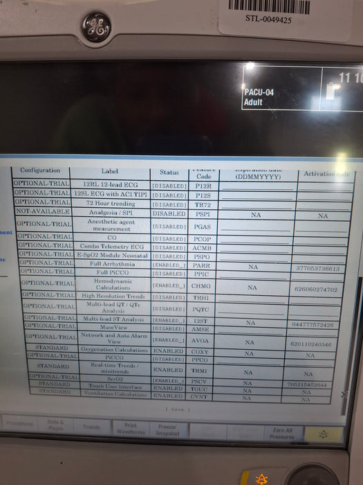 GE Healthcare Carescape B650 Patient Monitor