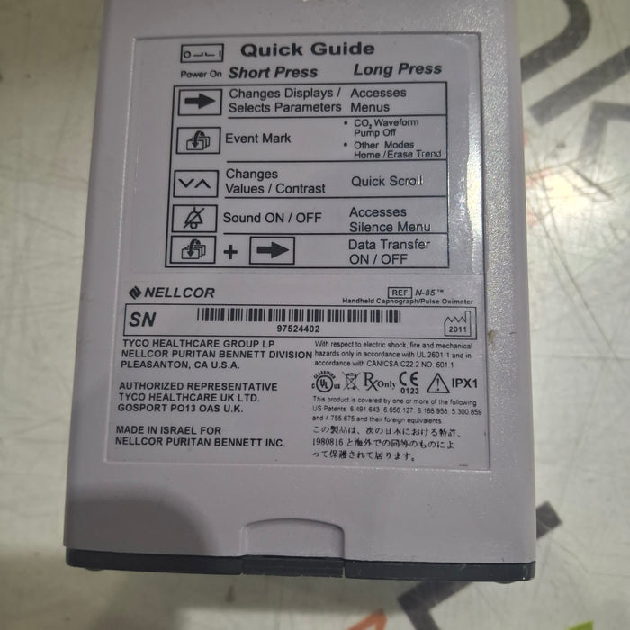 Nellcor N-85 Pulse Oximeter