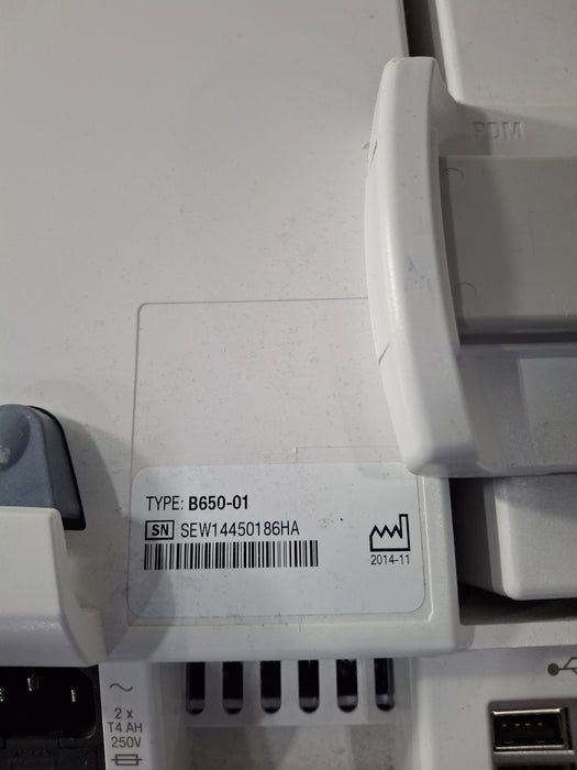 GE Healthcare Carescape B650 Post Anesthesia Care Patient Monitor