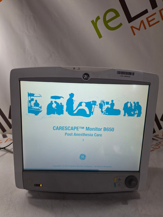 GE Healthcare Carescape B650 Post Anesthesia Care Patient Monitor