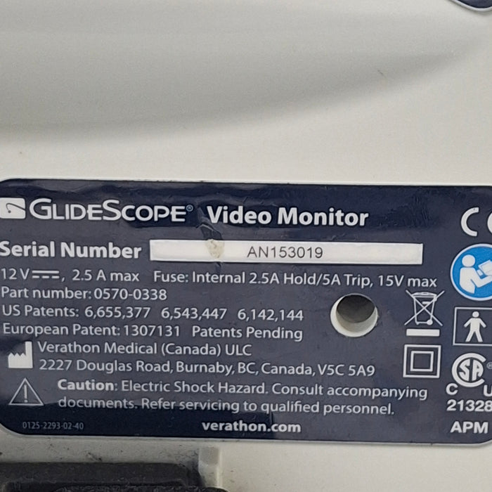 Verathon Medical, Inc Glidescope Video Laryngoscope