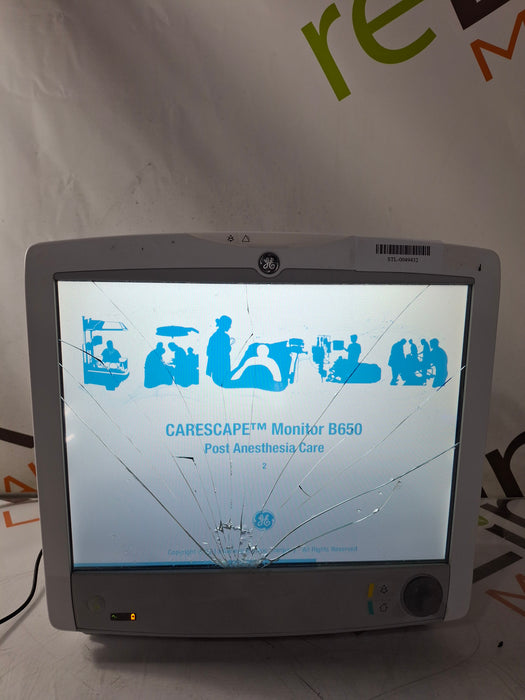 GE Healthcare Carescape B650 Post Anesthesia Care Patient Monitor