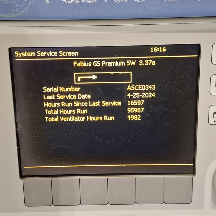 Draeger Medical Fabius GS Premium Anesthesia Machine