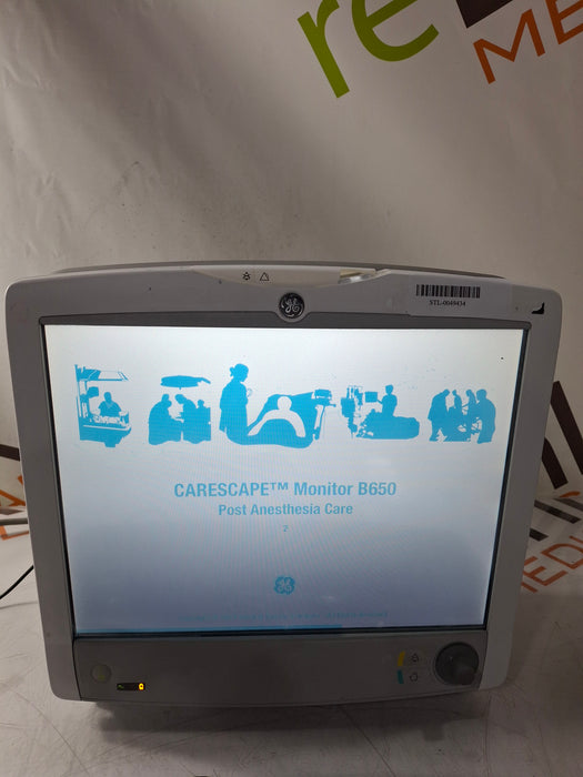 GE Healthcare Carescape B650 Post Anesthesia Care Patient Monitor