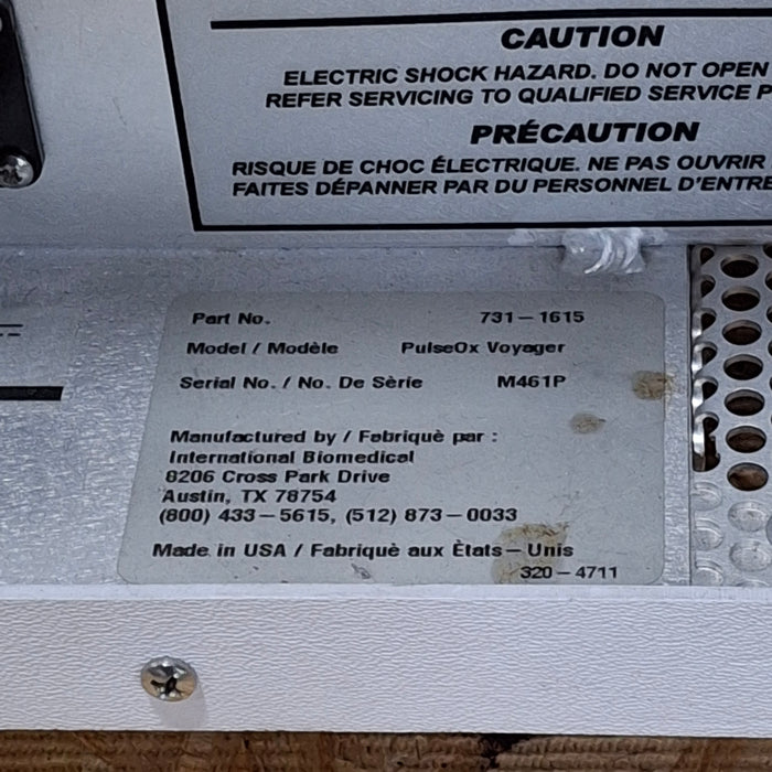 Airborne PulseOx Voyager Transport Incubator