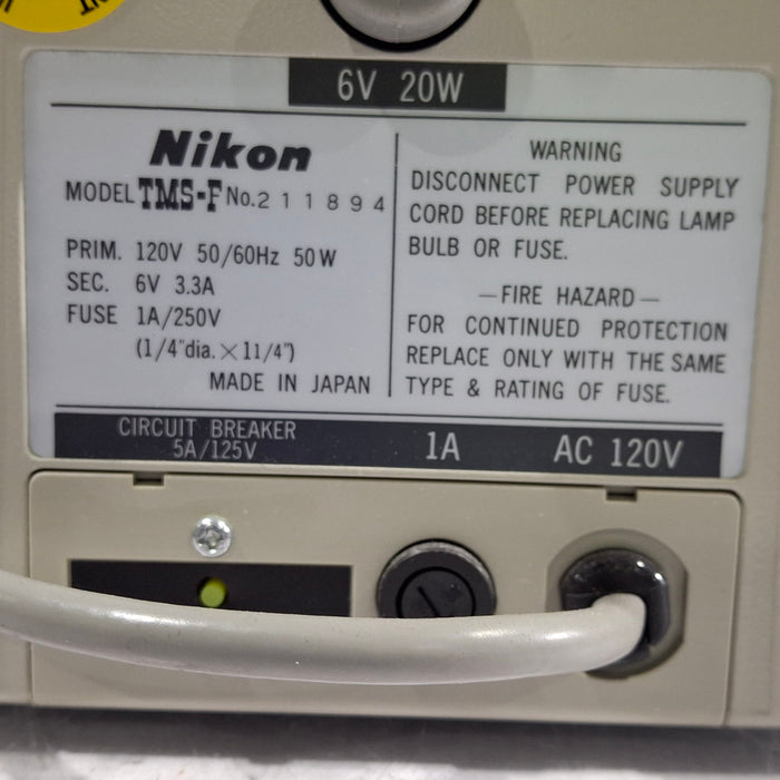 Nikon Nikon TMS Inverted microscope Lab Microscopes reLink Online
