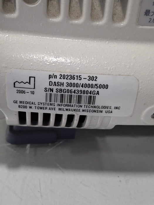 GE Healthcare Dash 5000 - Masimo SpO2 Patient Monitor