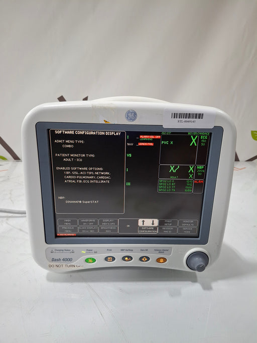GE Healthcare GE Healthcare Dash 4000 - GE/Nellcor SpO2 Patient Monitor Patient Monitors reLink Online
