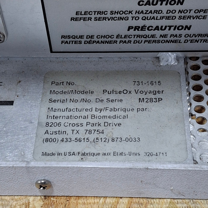 Airborne PulseOx Voyager Transport Incubator