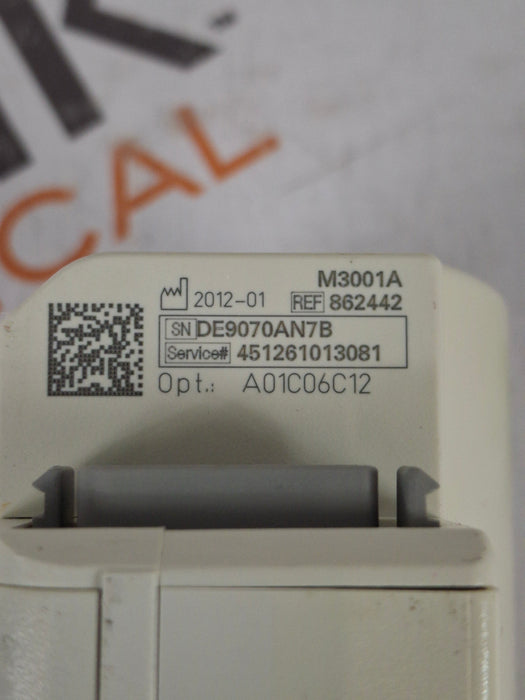 Philips M3001A-A01C06C12 Fast SpO2, NIBP, 12 lead ECG, Temp, IBP MMS Module
