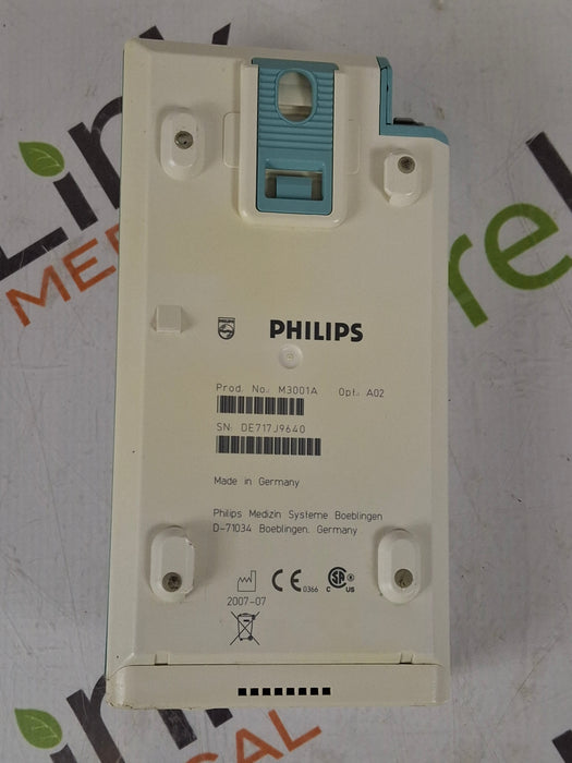 Philips M3001A-A02 OxiMax SpO2, NIBP, ECG MMS Module