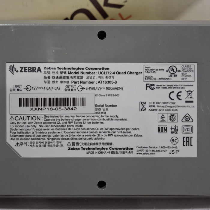 Zebra UCLI72-4 Charging Base