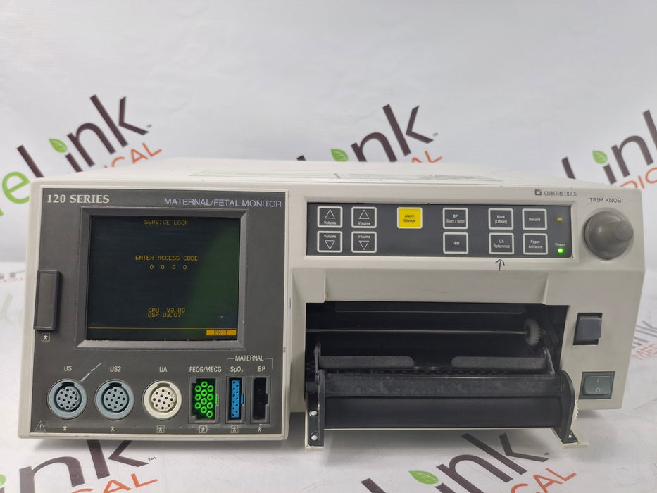 GE Healthcare Corometrics 120 Model 129 Fetal Monitor