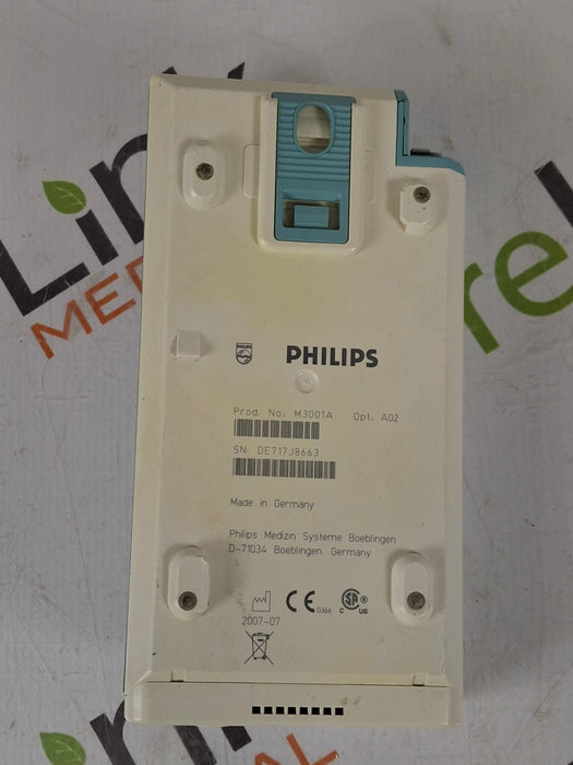 Philips M3001A-A02 OxiMax SpO2, NIBP, ECG MMS Module