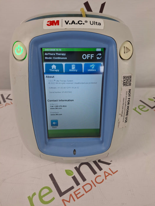 3M 3M V.A.C. Ulta Therapy Unit Surgical Equipment reLink Online