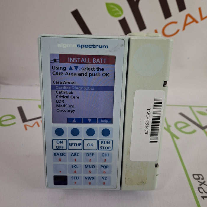 Baxter Sigma Spectrum 6.02.07 without Battery Infusion Pump