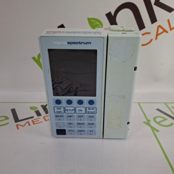 Baxter Sigma Spectrum w/Non Wireless or No Battery Infusion Pump