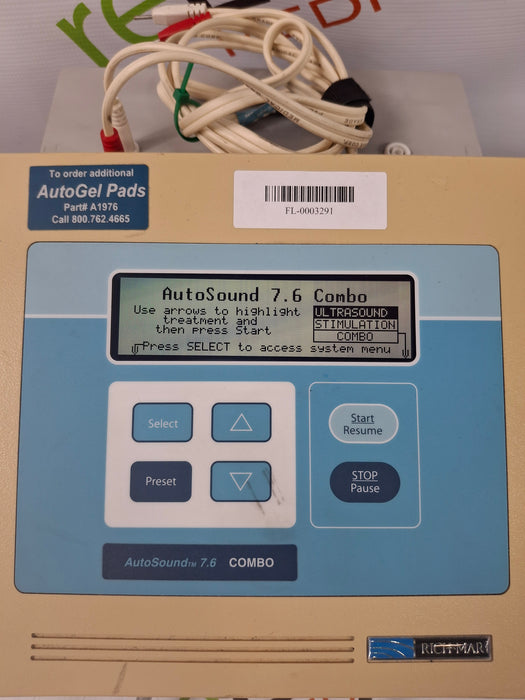 RichMar RichMar Autosound 7.6 Ultrasound Therapy Unit Fitness and Rehab Equipment reLink Online