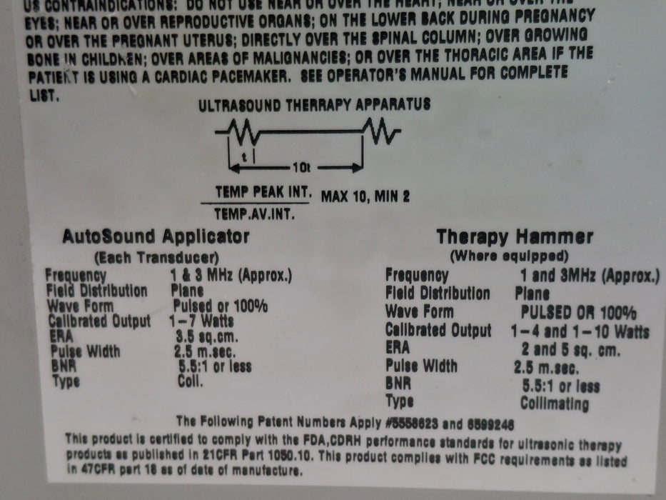 RichMar RichMar Autosound 7.6 Ultrasound Therapy Unit Fitness and Rehab Equipment reLink Online