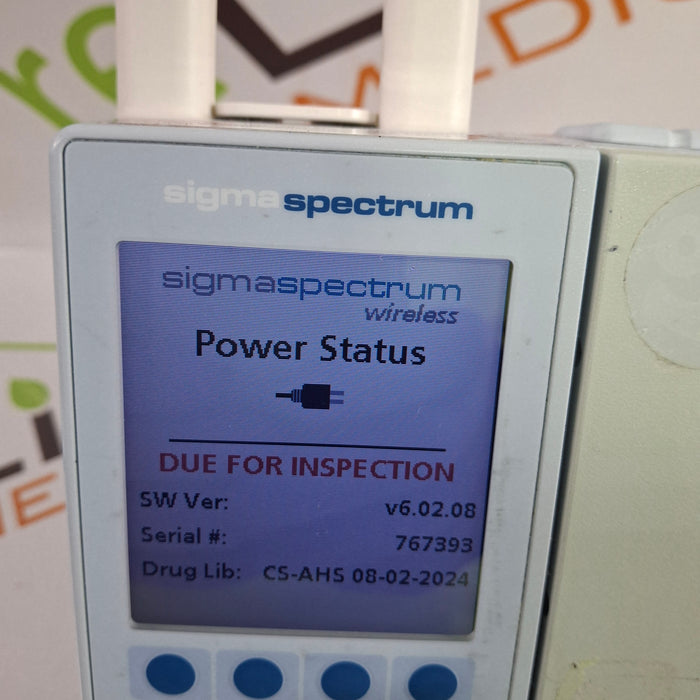 Baxter Baxter Sigma Spectrum 6.02.08 with A/B/G/N Battery Infusion Pump Infusion Pump reLink Online
